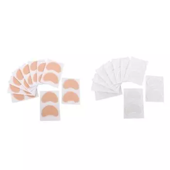 20 шт. войлочных подушечек для передней части стопы, профессиональных, уменьшающих трение, предотвращающих падение пятки, войлочных подушечек для мозолей A White