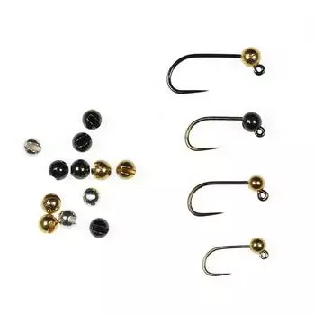 20 шт. 2,5 мм ~ 5,5 мм прорезные вольфрамовые бусины джиг нимфы быстро тонущие мокрые европейские нимфы приманки для подледной рыбалки материал для вязания мушек