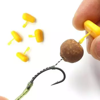 20 шт., вставки для бойлов для ловли карпа, оснастки для волос, упоры для рыболовной приманки, стопор для приманки, всплывающие пробки, аксессуары для ловли карпа