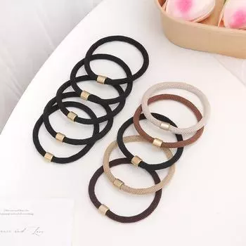 20 шт. высокоэластичная повязка на голову, кольцо для волос, модный головной убор для девочки, милая резинка, аксессуары для волос чёрный