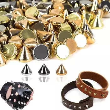 20 шт., заклепки в стиле панк, заклепки и шипы для одежды, крутые заклепки для одежды «сделай сам», панк, для кожаной сумки, обуви 10*8mm/0.39*0.31inch