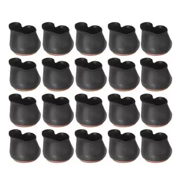 20 шт. Защитные накладки на ножки стульев, силиконовые, противоскользящие, износостойкие, эластичные, прочные, для ножек стульев