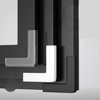 20 шт. защитных уголков для безопасности детей, мягкий прозрачный силиконовый протектор, чехол для стола, защита от столкновений для детей White-4pcs