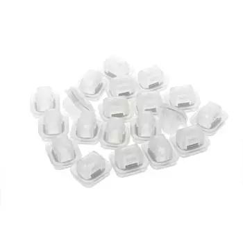 20 шт. зажим для молдинга внутренней отделки двери фиксатор 07149158194 для bmw E46 E90 E91 X5 белый