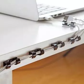 20 шт. зажимов для кабеля, устройство для намотки кабеля линии передачи данных, офисный набор для проводов, USB-зарядное устройство, домашний органайзер для стола, зажим для менеджера, офисные принадлежности белый