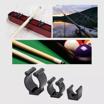 20 шт. зажимы для держателя удочки зажимы для бильярдного кия пластиковые зажимы для удочки зажимы для фиксации кия для снукера прочные S