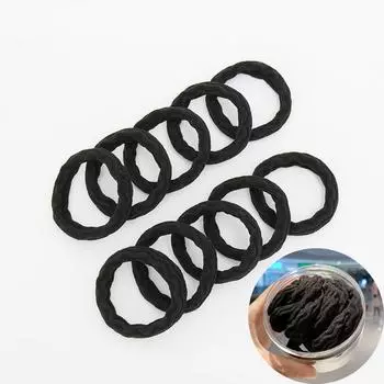 20 шт. Женские однотонные большие резинки Эластичные резинки для волос Держатель для хвостика Скранчи Корейские детские аксессуары для волос Украшения