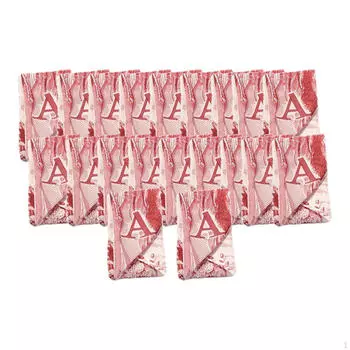 20 шт. женский платок на голову женские волосы шейные платки сумка декоративные модные подарки письмо печать для красный