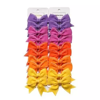 20 штук детских заколок для волос 3 дюйма в горошек банты для волос зажимы-крокодильчики для младенцев и маленьких девочек