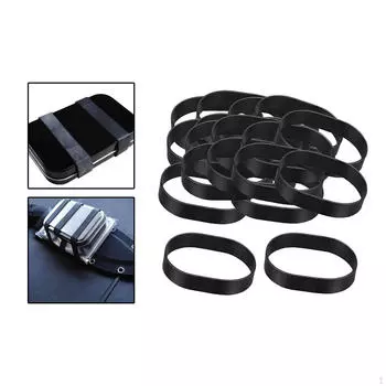 20 штук прочных резиновых лент, многофункциональные промышленные ленты размером 84 3 1/2 дюйма для