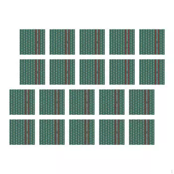 20 штук рождественской упаковочной бумаги подарочные принадлежности традиционный цветок для Tree Green