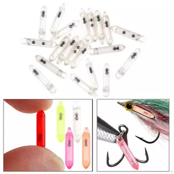 20 штук рыболовных погремушек аксессуары снасти простые в использовании инструменты для пресноводной рыбалки Red