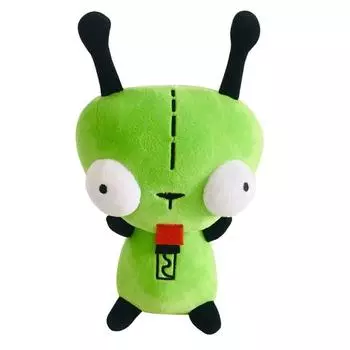 20 см Alien ET 3D Eyes Green Invader ZIM GIR Собака Плюшевая Фигурка Мягкая Коллекционная Игрушка Рождественский Подарок Игрушки для Детей зелёный
