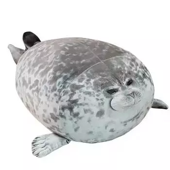 20 см Angry Blob Seal Pillow Chubby 3D новинка кукла морского льва плюшевая мягкая игрушка детская подушка для сна подарки для детей девочек 20cm long