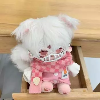 20 см аниме хлопковая плюшевая игрушка розовый персик плюшевая кукла мягкая нарядная одежда персонажи подарок на день рождения коллекция