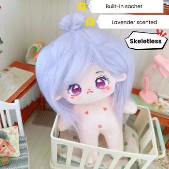 20 см без атрибутов мягкая кукла голая легкий аромат милая игрушка-одевалка