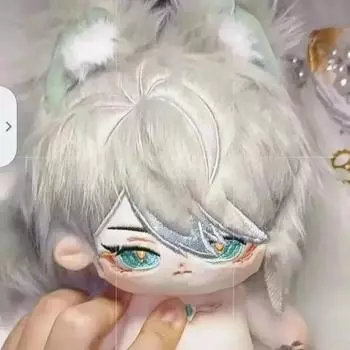 20 см Genshin Impact Cool Plush Filled Doll Nude Baby Super Star Figure Dolls Baby Can Change Dressing Copslay Gifts 20CM