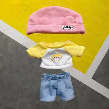 20 см хлопковая кукольная одежда для плюшевых креативных мягких игрушек животных удобная style C