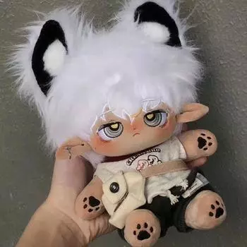 20 см хлопковые куклы плюшевые милые одеваются голые куклы мультфильм плюшевые фигурки игрушки коллекция день рождения фанаты коллекция No Skeleton