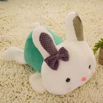 20 см лежащий кролик плюшевая игрушка плюшевая мягкая новая кукла для украшения автомобиля праздничный подарок детям нравится дешево 11cm-30cm