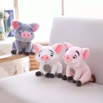 20 см модная милая свинья плюшевая игрушка кукла мальчики девочки милая кукла питомец белый