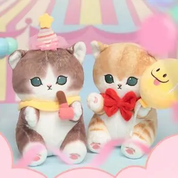 20 см Mofusand Shark Cat плюшевая кукла косплей мягкие чучела животных милый кот плюшевая игрушка дети девочка сюрприз подарок украшение дома белый