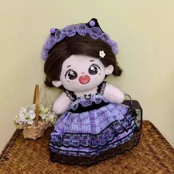 20 см плюшевая кукла-идол, хлопок, JK, униформа, одежда, сделай сам, кукла, нарядная одежда, юбка, костюм, носки, игрушка, аксессуары, подарок для девочки Only clothes