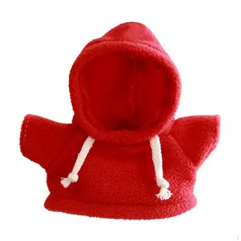 20 см плюшевая кукла одежда костюмы аксессуары фото реквизит стильное милое платье с капюшоном красный