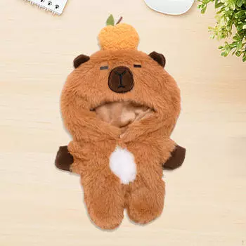 20 см плюшевая кукла одежда костюмы мода съемные для детей подарки DIY игрушка чучело животного Capibara