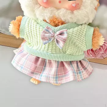 20 см плюшевая кукольная одежда платье свитер верх съемный коллекционные энтузиасты подарки своими руками Pink Sweater Top