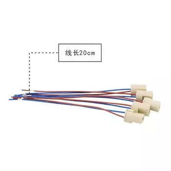 20 см разъем питания типа G9 светодиодная лампа цоколь 250 В 2 А керамический держатель кабель провод соединитель для галогенных свинцовых светодиодных ламп G9 2pcs