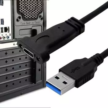 20 см USB A 3.0 Male to USB C Female Внутренний панельный кабель Полезно для настольного ПК A