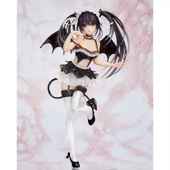 20 см в высоту Аниме : Date A Live - Tokisaki Kurumi - White Little Devil Anime Beautiful Girl Garage Kit (ГК) модель Tokisaki Kurumi