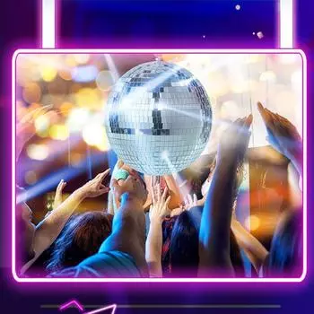 20 см зеркальный шар отражающий стеклянный диско-шар свадьба сцена вечеринка One Size серебряный