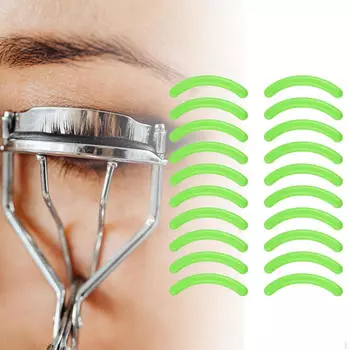 20 сменных подушечек для завивки ресниц для макияжных инструментов, универсальная подгонка зелёный