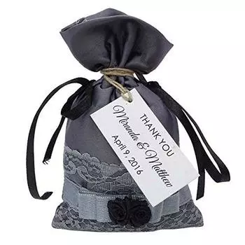 20 свадебных мешочков из мешковины, мешочки Rusti из мешковины Potli с персонализированными бирками, мешочки для вечеринок с завязками 4 x 6,5 20 Bags