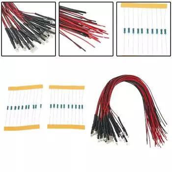 20*резисторов 20*светодиодных лент 20мА/30мА с кабелем