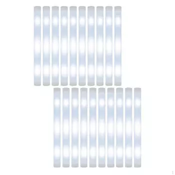 20 светящихся пенопластовых стержней для вечеринок и мероприятий зелёный