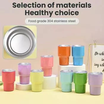 20 унций Нержавеющая сталь Симпатичная мини-мини-автомобильная кружка для улицы Портативная соломенная крышка для вина, пива, кофе с двойной изоляцией Холодная кружка 2Oz красный