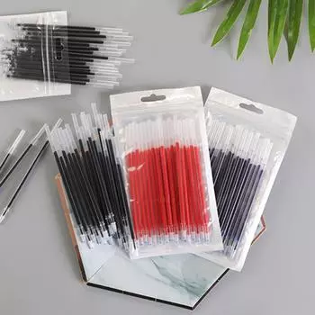 20 упаковок, сменный блок для шариковой ручки, тонкий наконечник, школьные канцелярские товары, новые, 10 мл 0.38mm 10ml красный