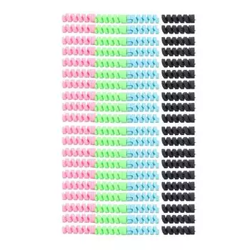 20 упаковок защитных чехлов для зарядных кабелей, многоцелевые силиконовые спиральные защитные чехлы для зарядных кабелей для сотовых телефонов