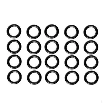 20 уплотнительных колец для мойки высокого давления, черные для быстроразъемной муфты 1/4 дюйма, простые в использовании, запасные части M22
