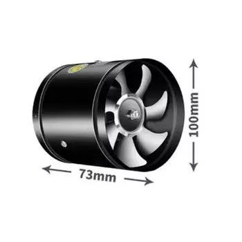 20 Вт/40 Вт/60 Вт 4 6 8 трубчатый вытяжной вентилятор бытовой мини-вытяжка металлический трубчатый вентилятор для ванной комнаты туалет настенный канальный вентилятор