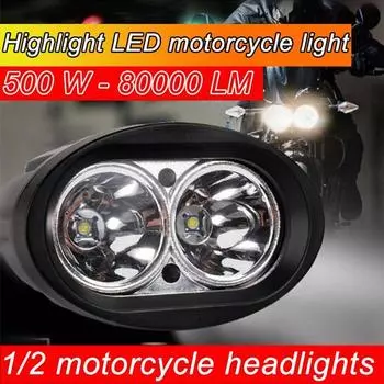 20 Вт двойная лампа водонепроницаемый супер яркий прожектор светодиодный автомобильный прожектор дальнего света для внедорожников чёрный