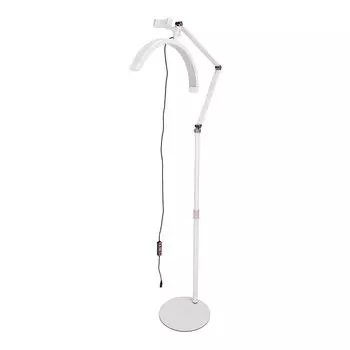 20 Вт лампа в форме полумесяца, регулируемая вращающаяся ресничная светодиодная напольная лампа, выдвижная белая напольная лампа EU Plug