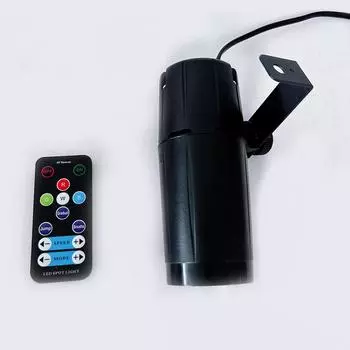 20 Вт сценический светильник с дистанционным управлением светодиодный прожектор с небольшой апертурой, бегущий зеркальный шар, мини-прожектор US Plug