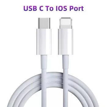20 Вт шнур для быстрой зарядки данных 5A PD USB Type C кабель для iOS зарядное устройство для iPhone 13 11 12 Pro Max аксессуары для мини-телефонов 1m белый