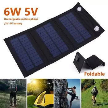 20 Вт складная солнечная панель 5 В USB Sunpower солнечные элементы банка пакет водонепроницаемые солнечные панели для наружного мобильного телефона зарядное устройство