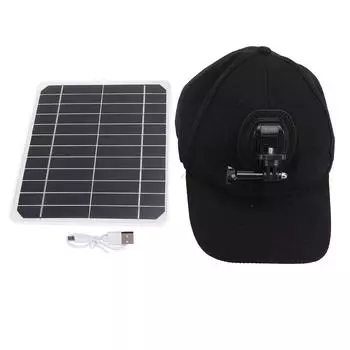 20 Вт солнечная панель с шляпой два порта USB PD быстрая зарядка 5 В регулятор напряжения для кемпинга на открытом воздухе Hiki