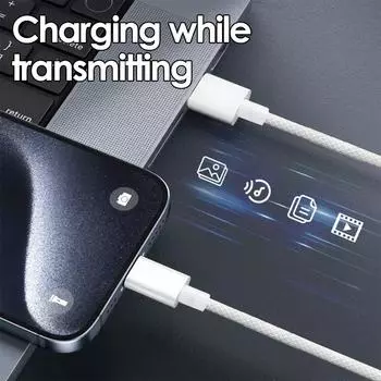 20 Вт USB C кабель для быстрой зарядки iPhone 15 Pro Max Plus iPad Samsung Xiaomi Huawei USB C мобильный телефон кабель для быстрой зарядки и передачи данных 1m